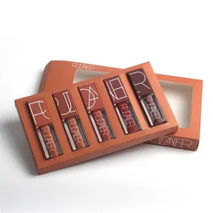 مجموعة أحمر شفاه مطفي من 5 ألوان -  Colors Matte Lipstick