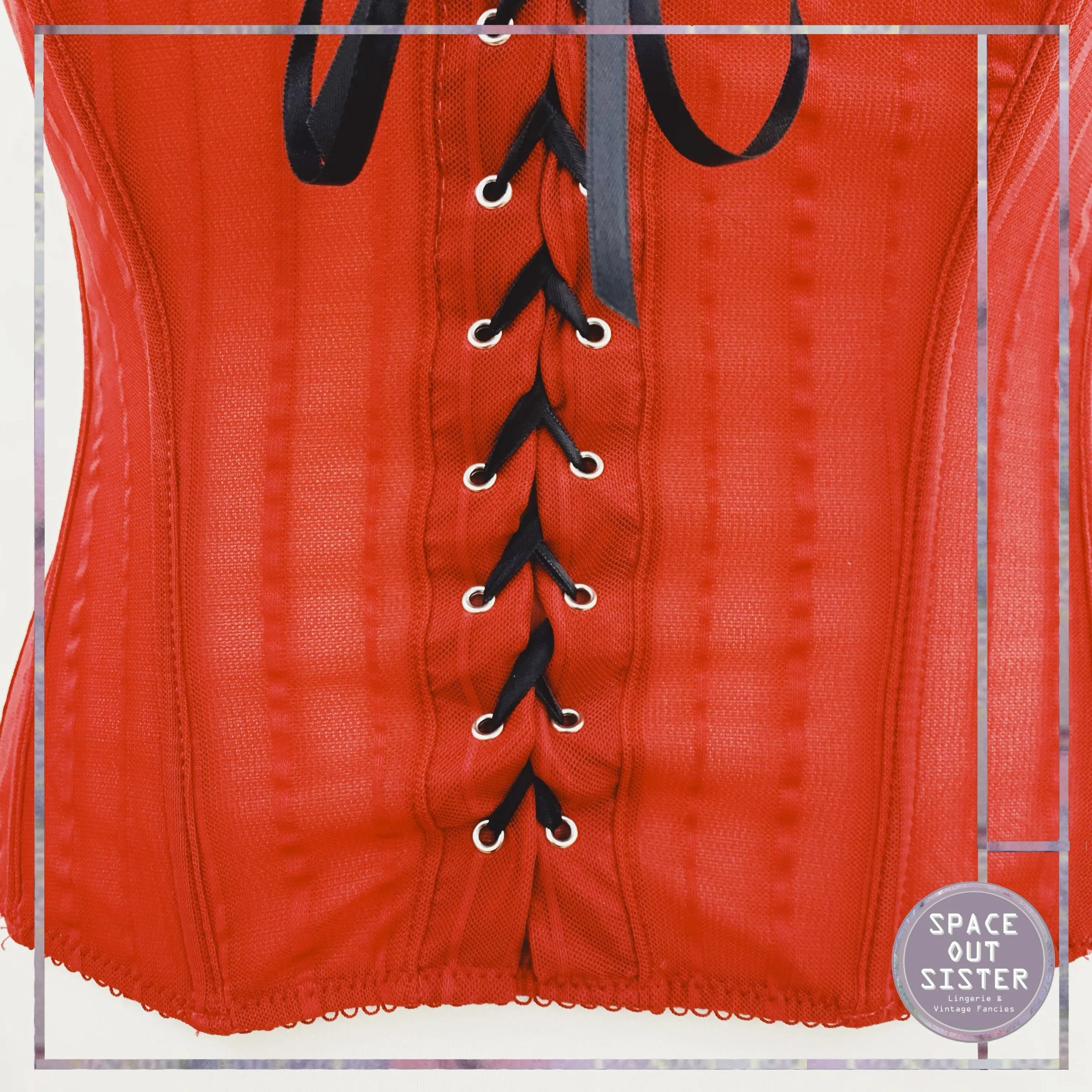 1990s Red Corset
