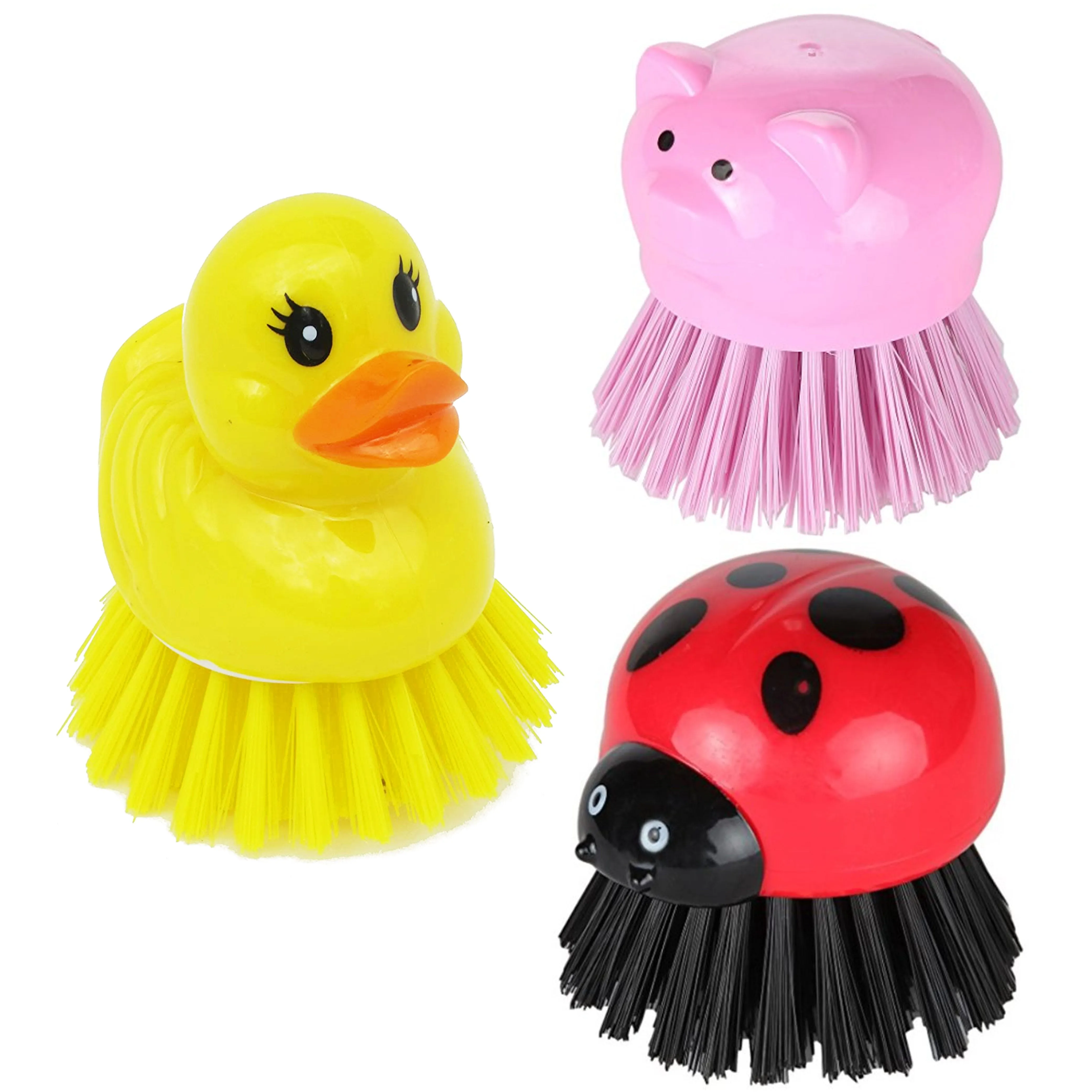 2 Pack Potato Cleaning Brush Spud Vegetable Scrub Fruit Cleaner Scrubber Kitchen