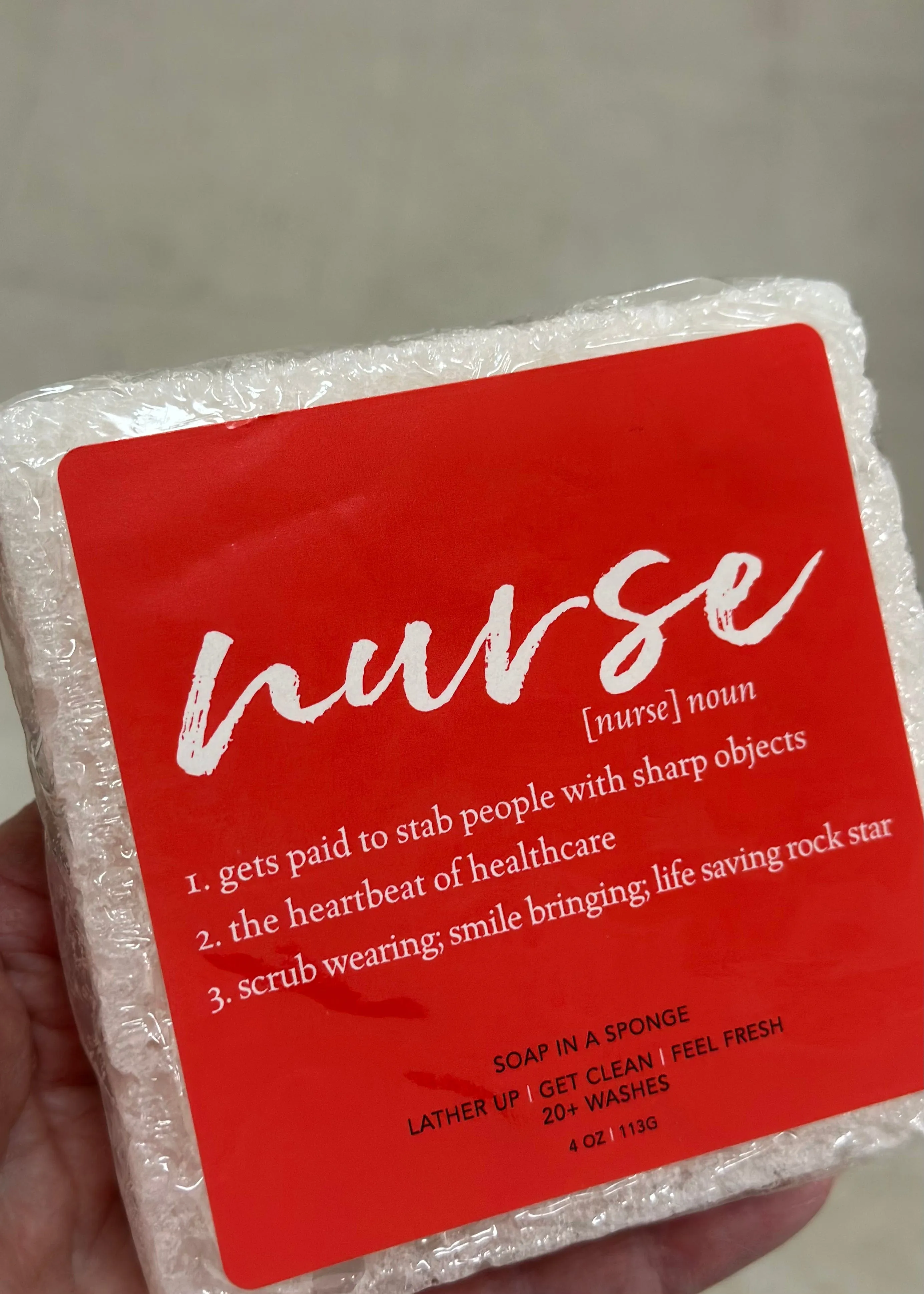 Caren Soap Sponge | Nurse
