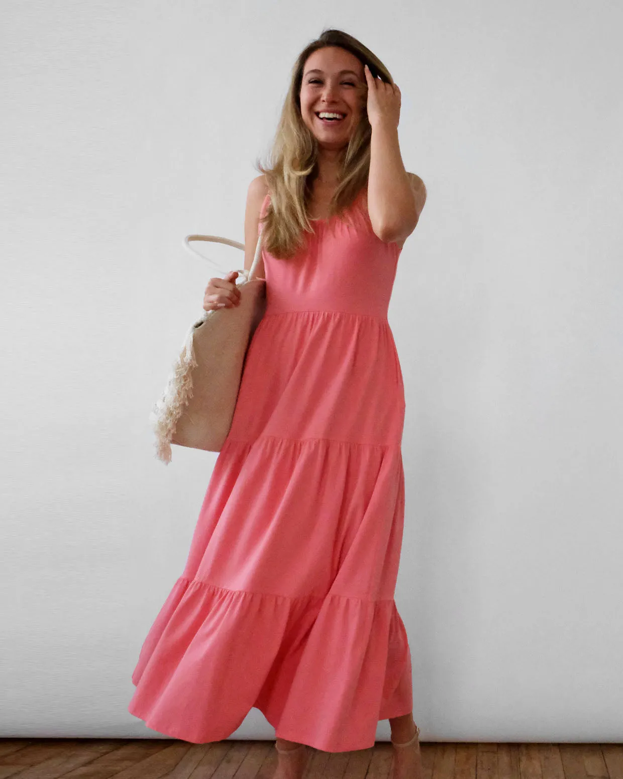 CAROLINA dress Pink Lipstick