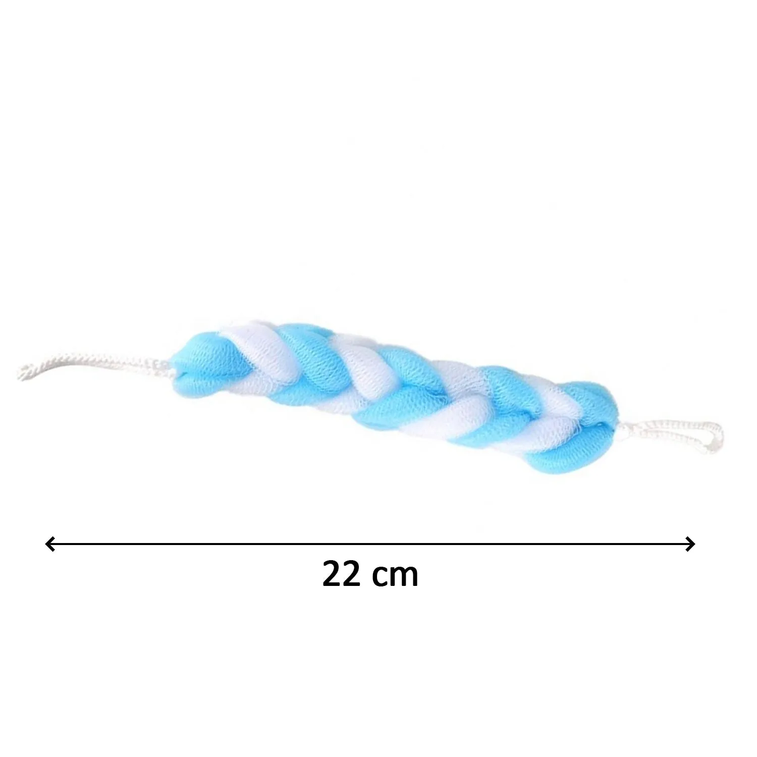 Hanging Bath Shower Long Loofah Sponge Pouf Body Scrubber Small Size (Pack of 6)