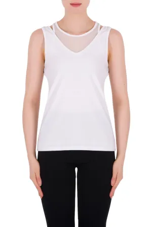 Joseph Ribkoff Tank Lipstick Red Style 191312