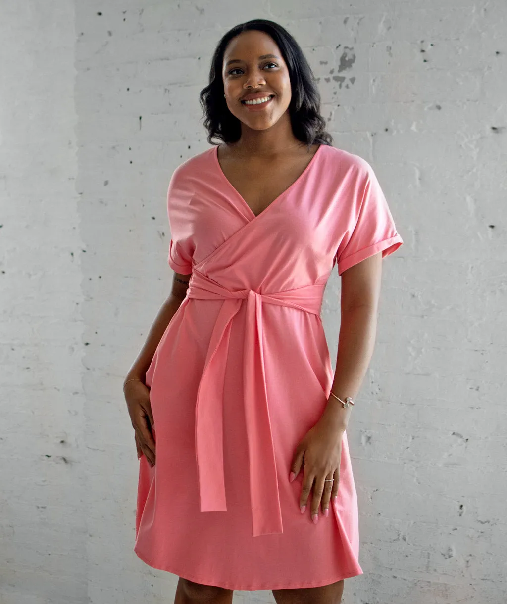 MONROE dress in Pink Lipstick