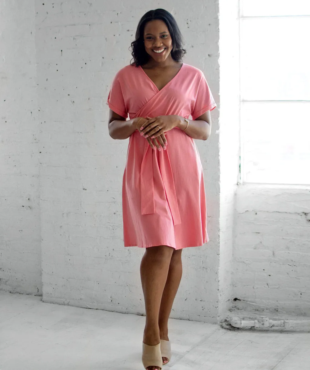 MONROE dress in Pink Lipstick