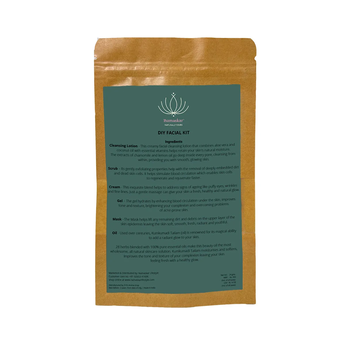 NL DIY FACIAL KIT 24 GRAMS