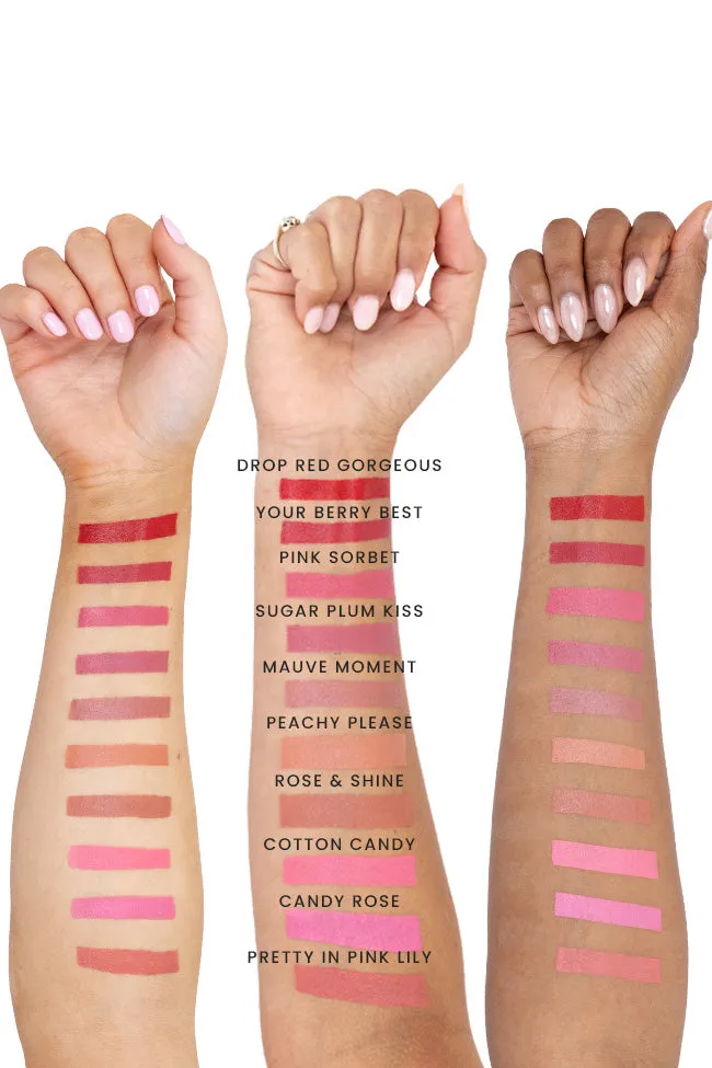 Pink Lily Beauty Double Bloom Dual Lipstick and Lip Liner - Drop Red Gorgeous FINAL SALE