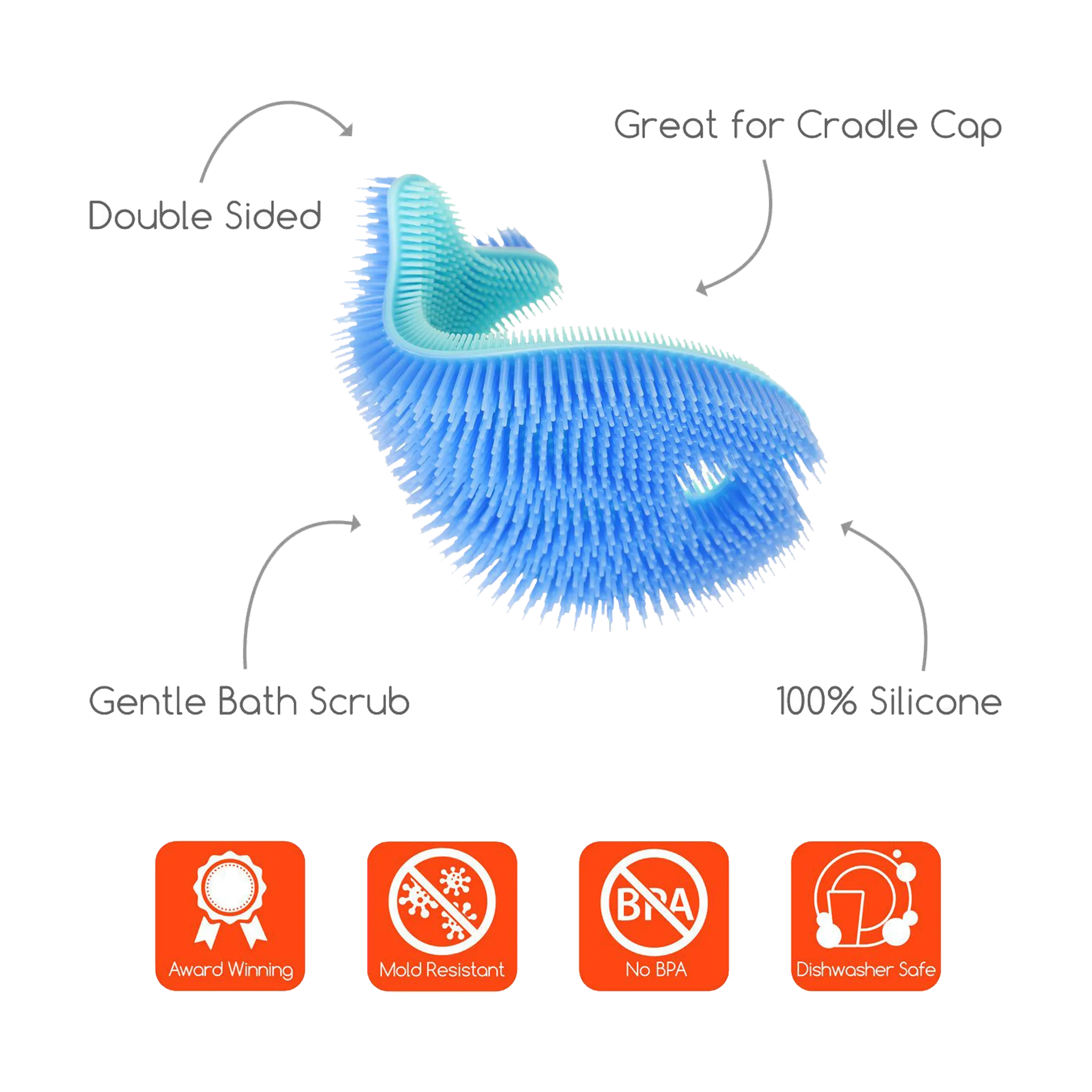 Silicone Bath Scrub