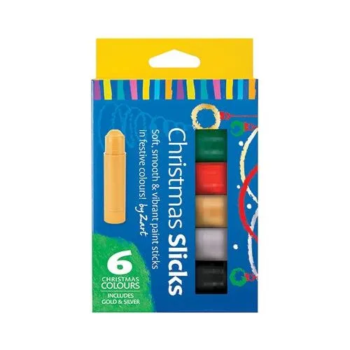 Slicks Christmas Sticks Pack of 6