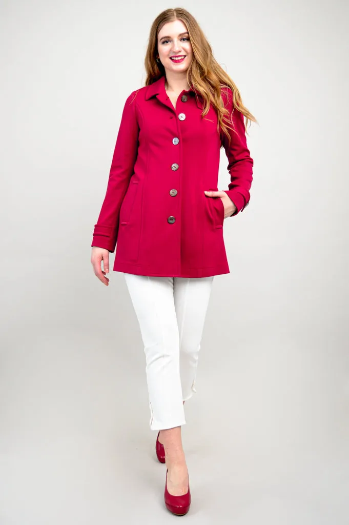 Tulip Jacket, Lipstick, Modal