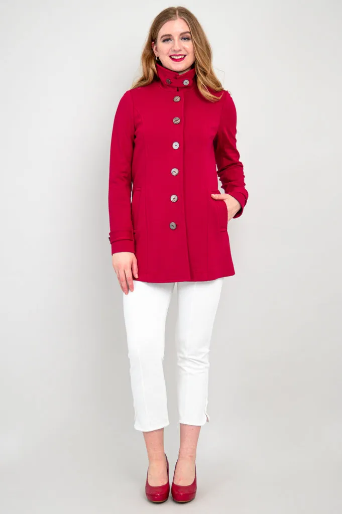 Tulip Jacket, Lipstick, Modal