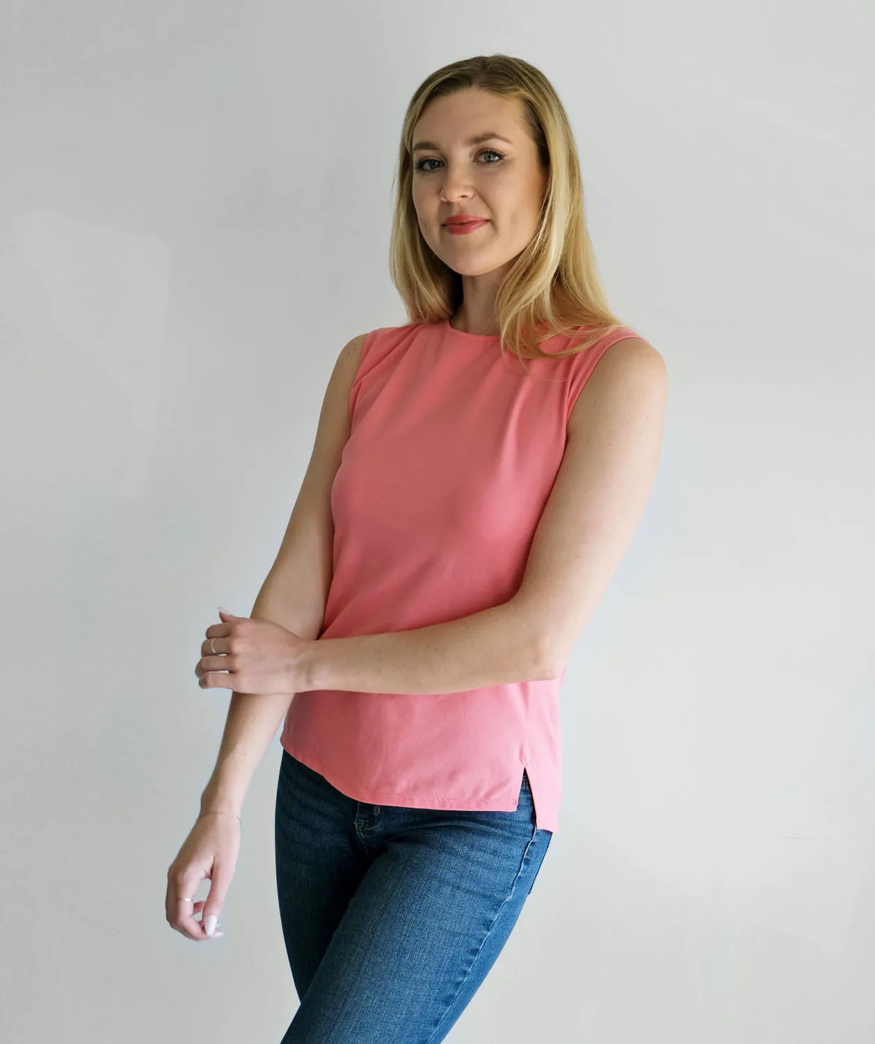 VIDA tank in Pink Lipstick