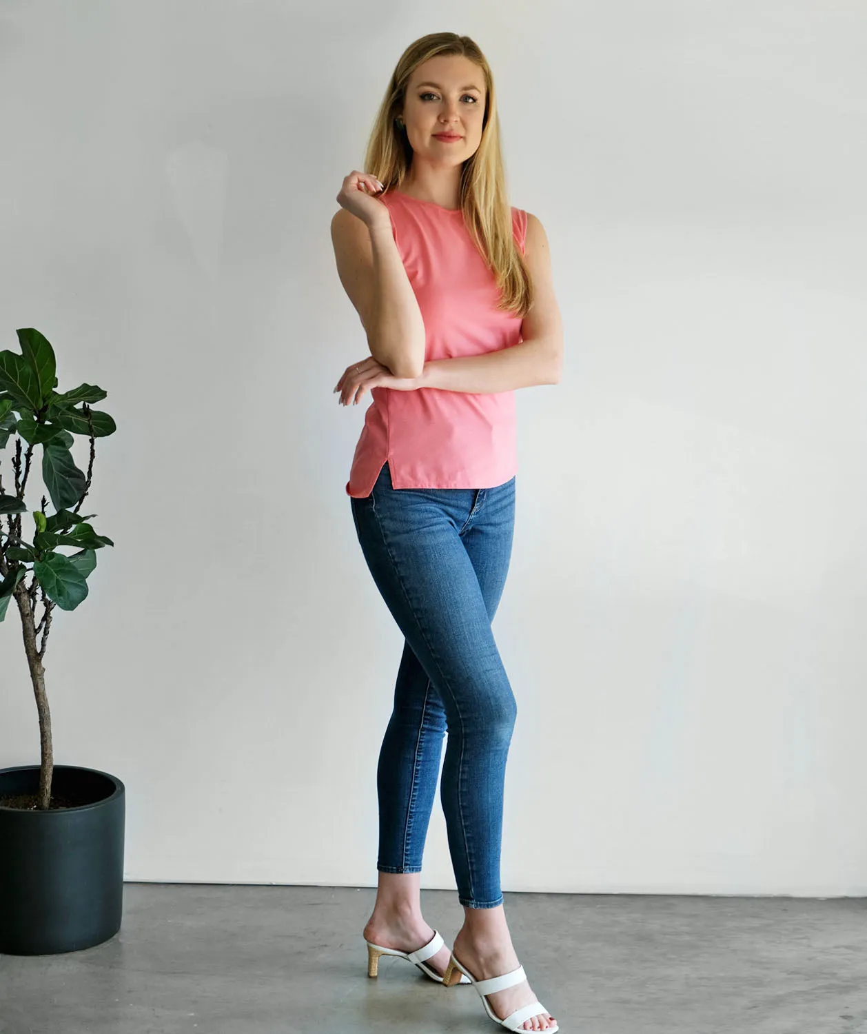VIDA tank in Pink Lipstick